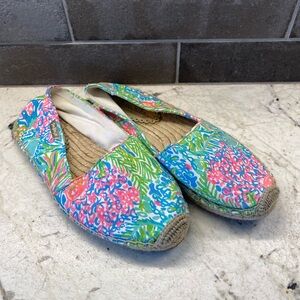 Lilly Pulitzer Colorful Floral Espadrilles